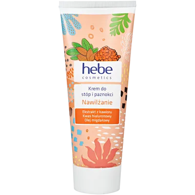 Hebe Cosmetics, Krem do stóp i paznokci `Nawilżanie`