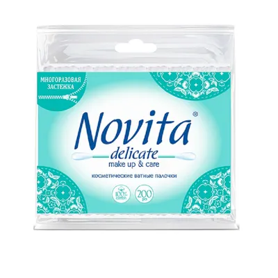 Novita Make Up & Care, Bawełniane patyczki do uszu