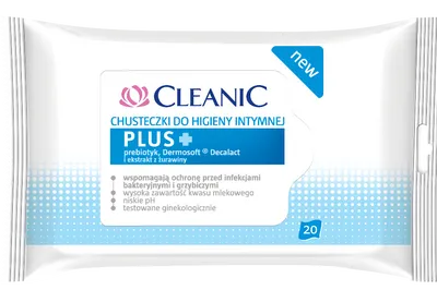 Cleanic Plus, Chusteczki do higieny intymnej