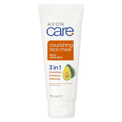 Avon Care, Nourishing Face Mask with Avocado (Maseczka do twarzy 3w1 z awokado)