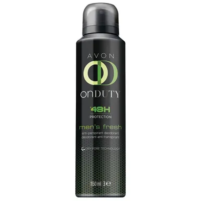 Avon Men, On Duty Men's Fresh 48h Protection, Anti-perspirant Deodorant (Dezodorant antyperspiracyjny w sprayu)
