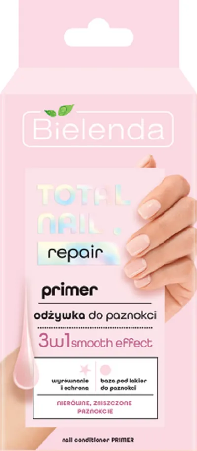 Bielenda Total Nail Repair, Odżywka do paznokci 3w1 `Primer`