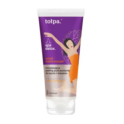 Tołpa Spa Detox, Energizujący peeling pod prysznic do mycia i masażu `Rytuał dobrej energii`