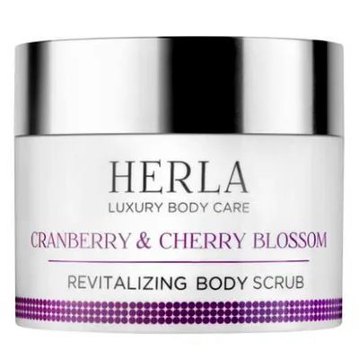 Herla Cranberry & Cherry Blossom Revitalizing Body Scrub (Odżywczy peeling do ciała `Żurawina & kwiat wiśni`)