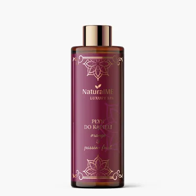 NaturalME Luxury SPA, Orange & Passion Fruit,  Płyn do kąpieli