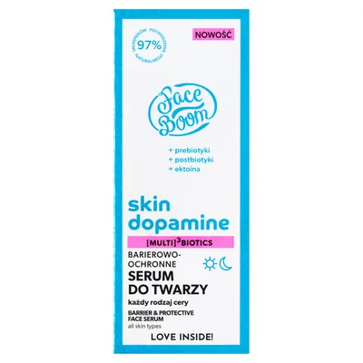 FaceBoom Skin Dopamine, [Multi]3 Biotics, Barierowo-ochronne serum do twarzy