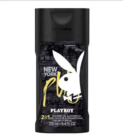 Playboy New York 2 w 1,Shower Gel & Shampoo (Żel pod prysznic dla mężczyzn)