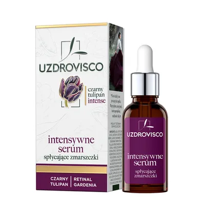 Uzdrovisco Czarny Tulipan Intense, Intensywne serum spłycające zmarszczki