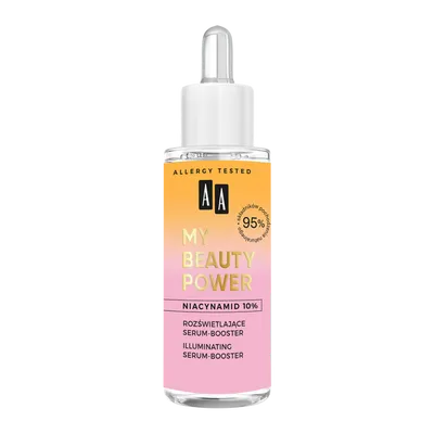 AA My Beauty Power, Rozświetlające serum-booster `Niacynamid 10%`