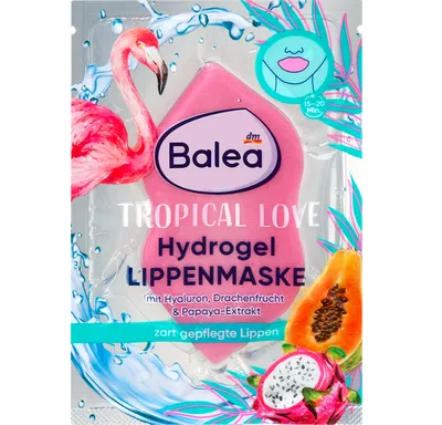 Balea Tropical Love, Flamingo Glitter, Lip Mask (Maska do ust)