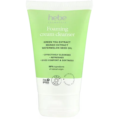 Hebe Cosmetics, Foaming Cream Cleanser (Kremowa pianka do mycia twarzy)