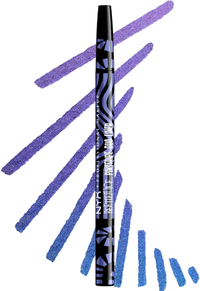 NYX Professional Makeup Beetlejuice, Pinstripe Duo Liner (Kolorowy eyeliner do powiek)