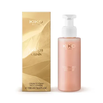 Kiko Milano Golden Oasis, Cream To Foam Face Cleanser (Żel do mycia twarzy)