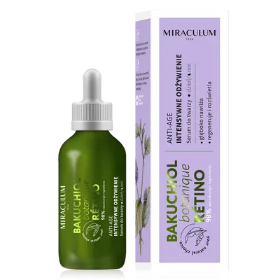 Miraculum Bakuchiol Botanique Retino Anti-Age, Serum do twarzy `Intensywne odżywienie`