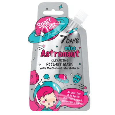 Vilenta 7 Days, Miss Astronaut Cleansing Peel-off Mask (Maseczka peel-off do twarzy)