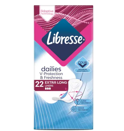 Libresse Wkładki higieniczne extra długie