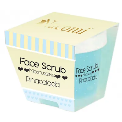 Nacomi Mosturizing Face Scrub Pinacolada (Nawilżający peeling do twarzy i ust)