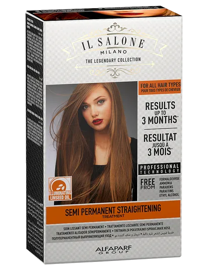 Il Salone Milano Semi Permanent Staightening Treatment For All Hair Types (Półtrwały zabieg prostujący włosy dla wszystkich typów włosów)