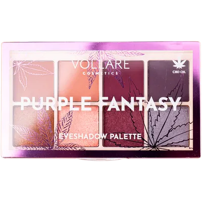 Vollare Cosmetics Purple Fantasy Eyeshadow Palette (Paleta cieni do powiek)