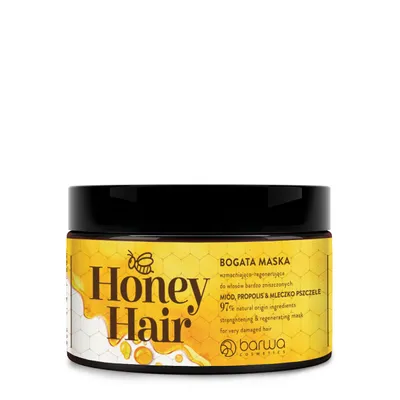 Barwa Honey Hair, Maska miodowa regenerująca