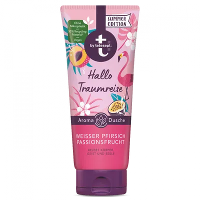 T by Tetesept Hallo Traumreise Dusche (Żel pod prysznic `Biała brzoskwinia i marakuja`)