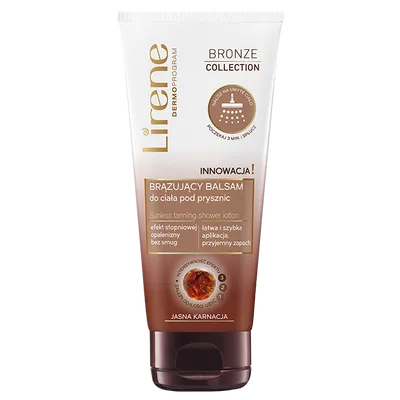 Lirene Dermoprogram Bronze Collection, Balsam brązujący pod prysznic