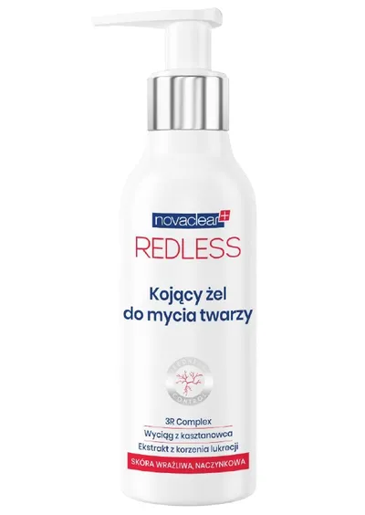 Novaclear Redless, Kojący żel do mycia twarzy