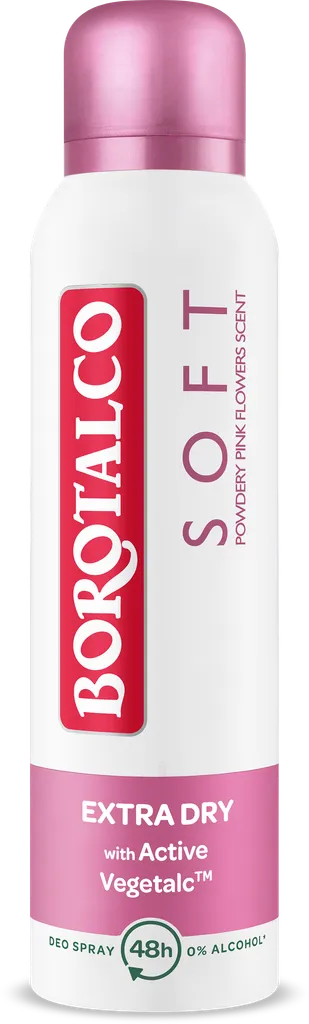 Borotalco Soft, Antyperspirant w aerozolu 48h