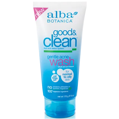 Alba Botanica Good & Clean, Gentle Acne Wash (Delikatny żel do mycia cery trądzikowej)