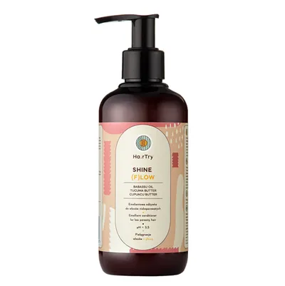 HairTry Shine (f)low, Conditioner (Emolientowa odżywka do włosów niskoporowatych)