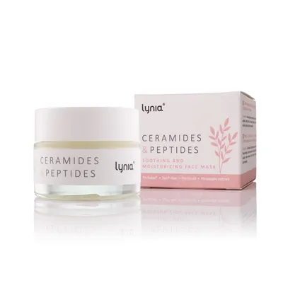 Lynia Ceramides & Peptides Soothing and Moisturizing Face Mask (Maska do twarzy z ceramidami i peptydami)