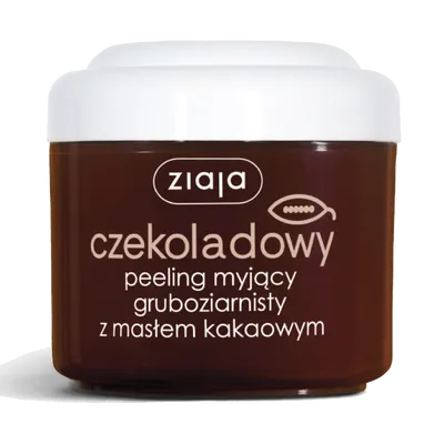 Ziaja Masło Kakaowe, Czekoladowy peeling myjący gruboziarnisty