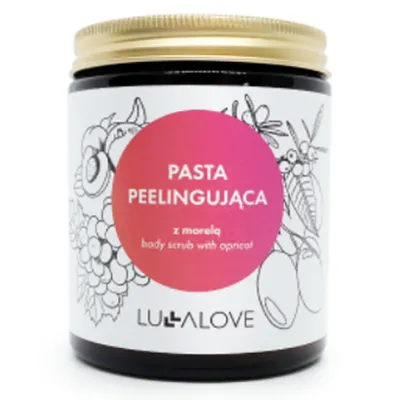 Lullalove Rozświetlająca pasta peelingująca