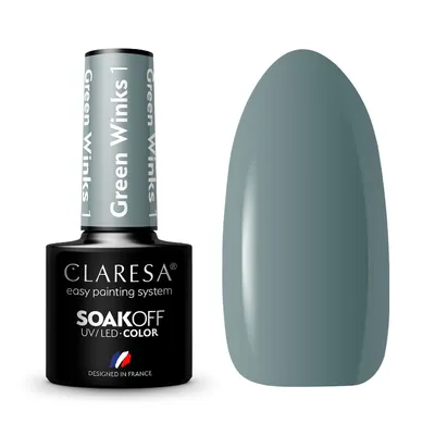 Claresa Green Winks Collection Soak-off UV/LED Color (Lakier hybrydowy)