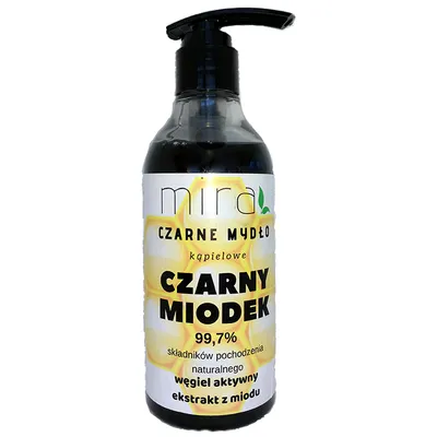 Mira Czarne mydło kąpielowe `Czarny miodek`