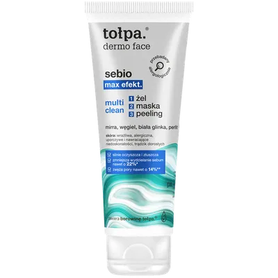 Tołpa Dermo Face, Sebio Max Efekt, Żel-maska-peeling do twarzy