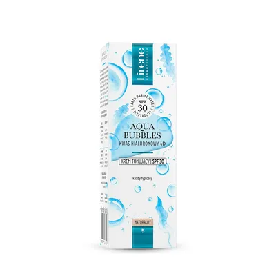 Lirene Dermoprogram Aqua Bubbles, Krem tonujący SPF 30