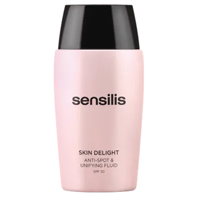 Sensilis Skin Delight, Anti-spot & Unifying Fluid SPF 50 (Fluid rozświetlający i ujednolicający przebarwienia)