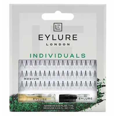 Eylure Pro-Lash Individuals, Medium Eyelashes (Kępki rzęs z klejem)