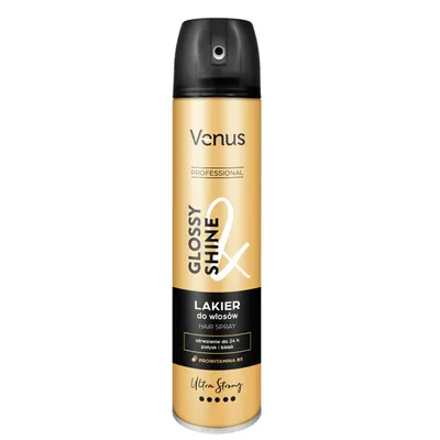 Venus Glossy Shine Ultra Strong Hair Spray (Lakier do włosów)