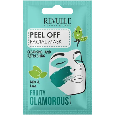 Revuele Beauty & Care, Fruity Glamorous, Cleansing and Refreshing Peel Off Facial Mask (Maska peel-off do twarzy)