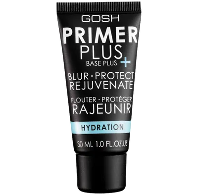 Gosh Primer Plus+, Base Plus + Hydration (Nawilżająco-wygładzająca baza pod makijaż)