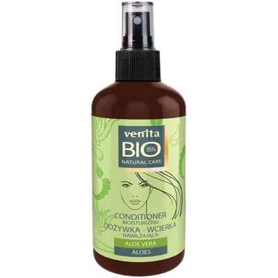 Venita Bio Natural Care, Conditioner Moisturizing Aloe Vera (Nawilżająca odżywka - wcierka do włosów `Aloes`)