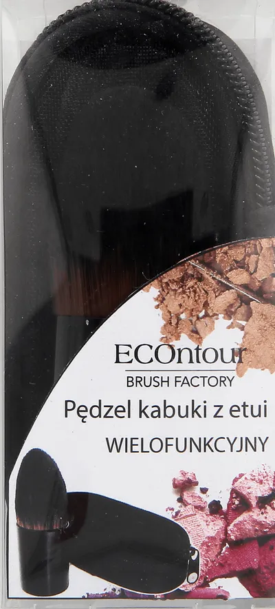 ECOntour Brush Factory Pędzel kabuki z etui