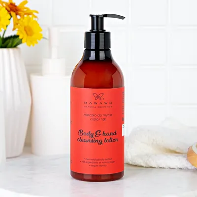 Mawawo Natural Cosmetics Body & Hand Cleansing Lotion (Mleczko do mycia ciała i rąk)