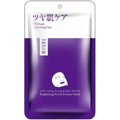 Mitomo Premium, Brightening Facial Essence Mask (Rozświetlająca maska do twarzy w płachcie)