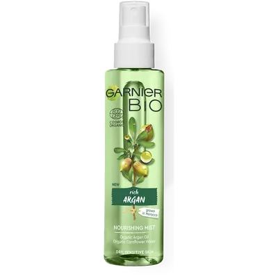 Garnier Bio, Rich Argan Nourishing Mist (Odżywcza mgiełka z arganem)