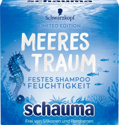 Schwarzkopf Schauma Festes Shampoo Meerestraum Feuchtigkeit (Nawilżający szampon w kostce)