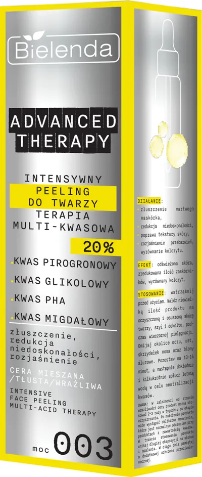 Bielenda Advanced Therapy, Intensywny peeling do twarzy terapia multi-kwasowa
