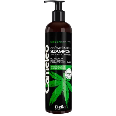 Delia Cameleo Green, Odświeżający szampon do włosów z olejem konopnym